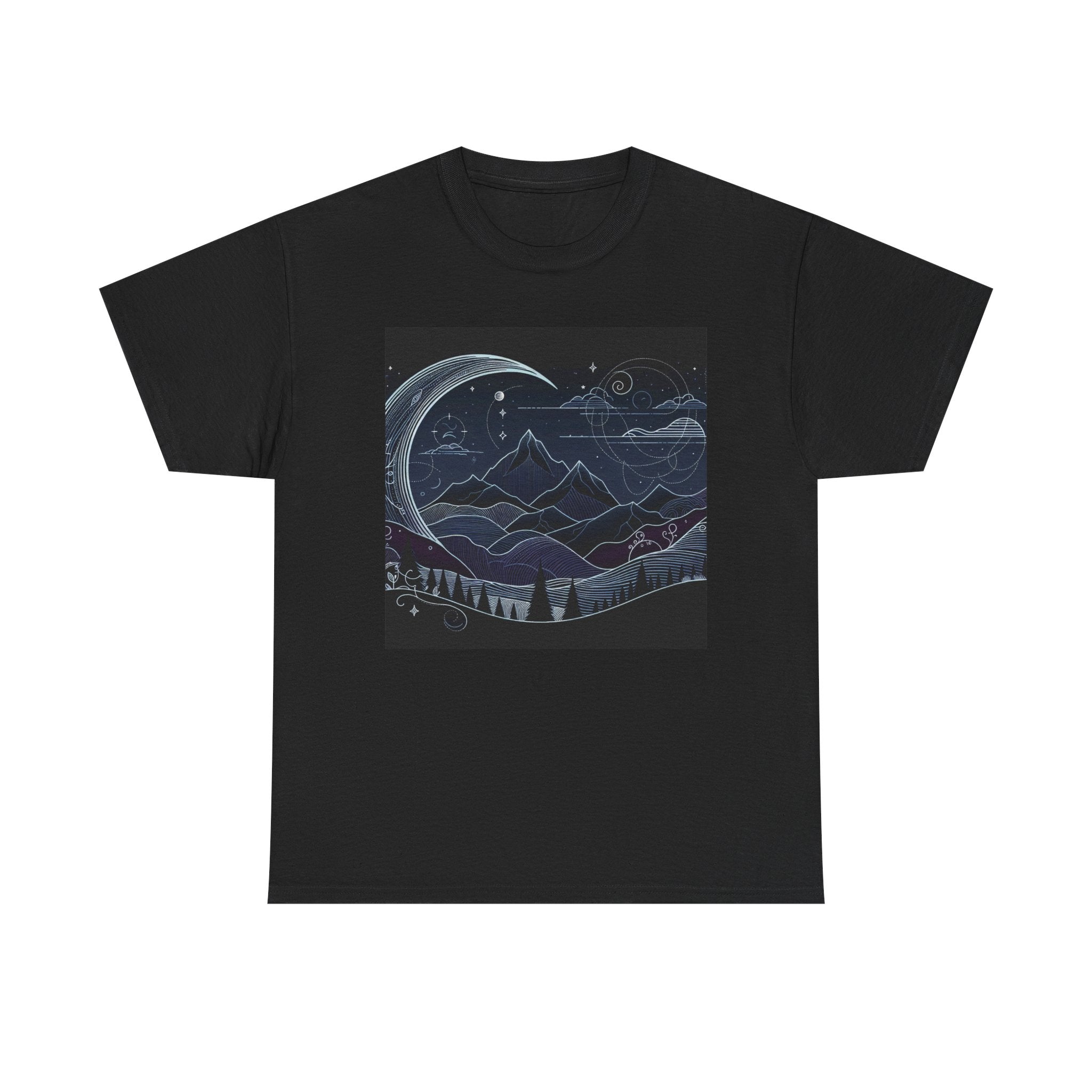 Nighttime Mountain Scenery Tee,