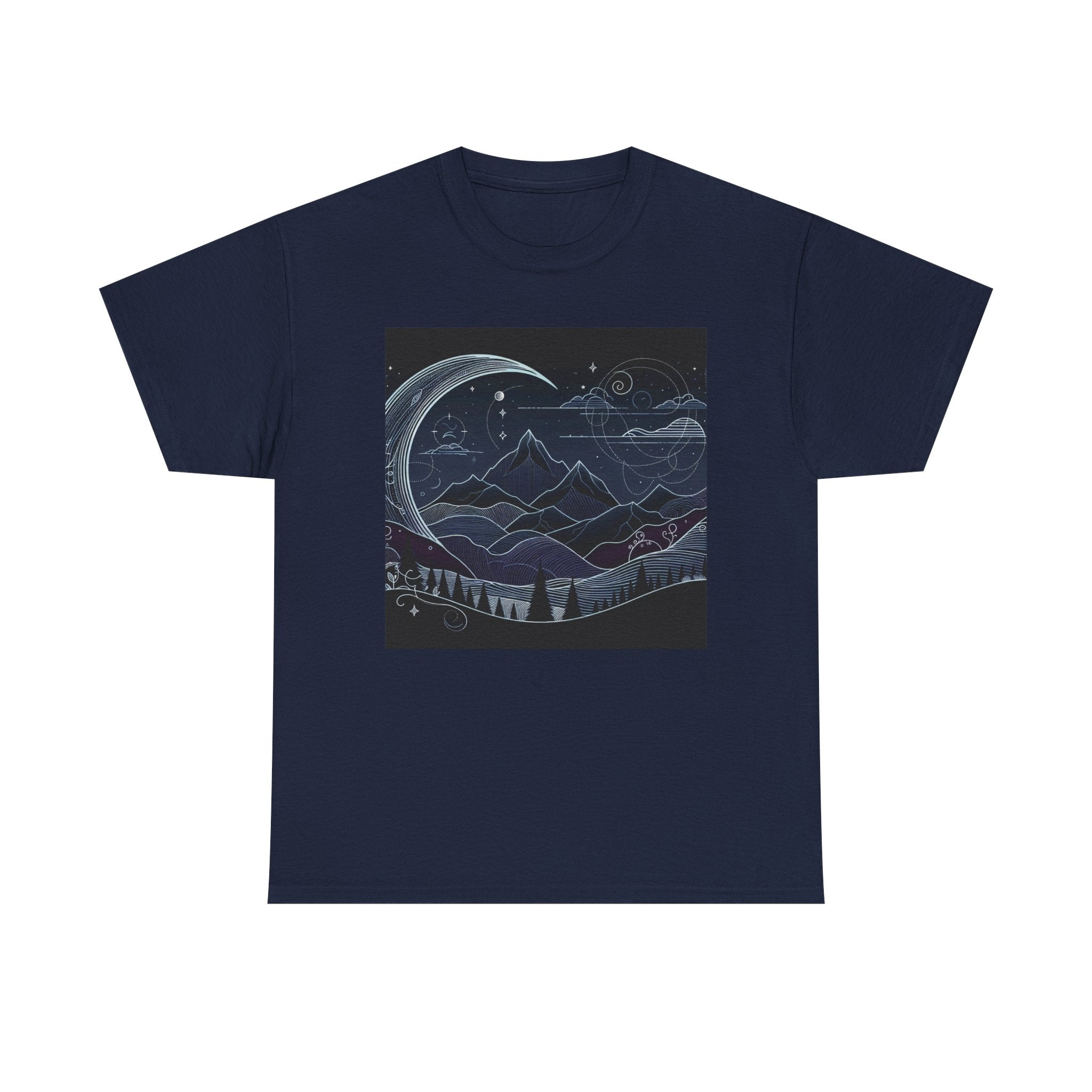 Nighttime Mountain Scenery Tee,